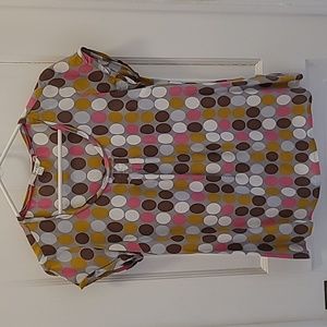 Boden polka dot blouse size 4